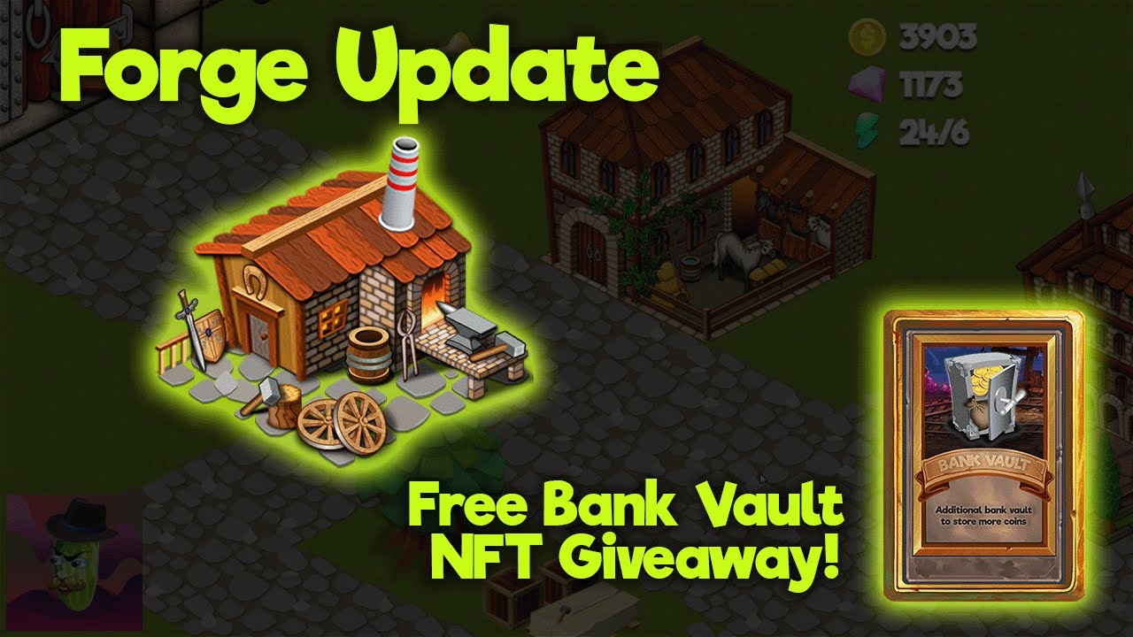 Игра Veggies Farm NFT - Обновление Forge - НФТ Bank Vault Giveaway!!! - New Farming NFT Game