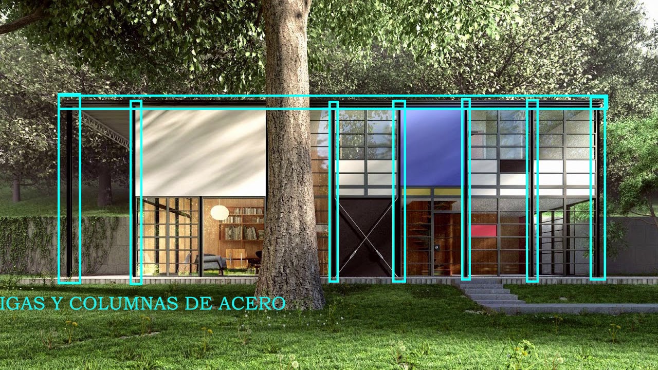 Eames house estructura