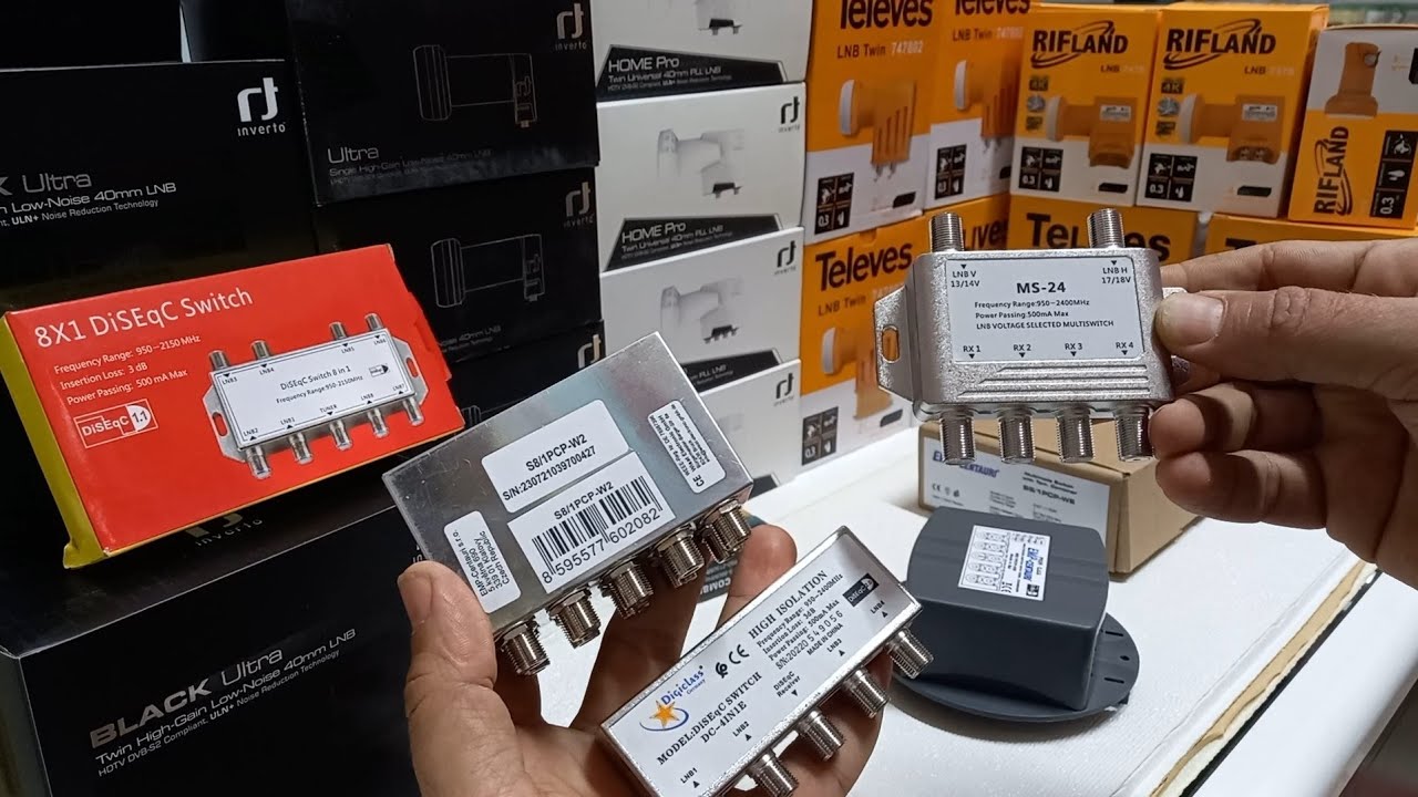 تعرف على جهاز صغير رائع EMP  DiSEqC 8/1 switch S8 TNT Centauri