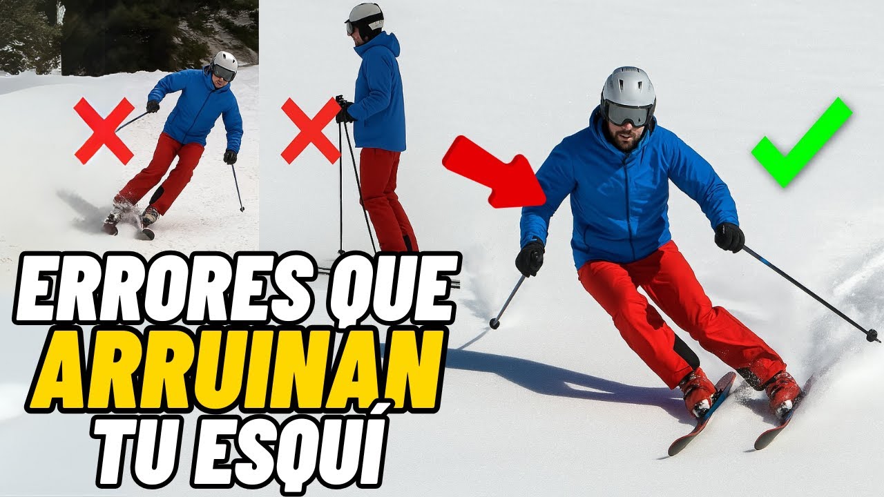 Los 3 Mayores Errores Esquiando que NO SABES que COMETES y Cómo Corregirlos