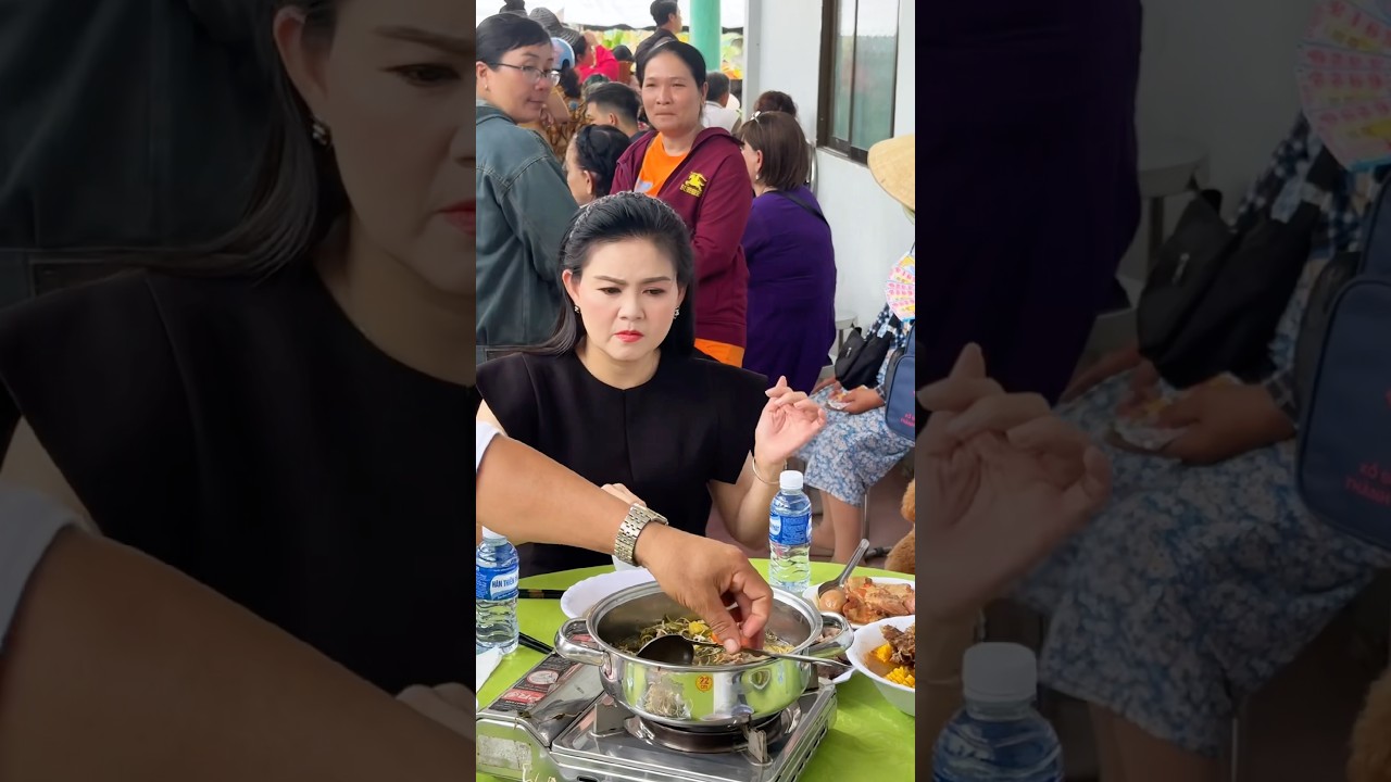 NSUT Trinh Trinh V&agrave; &Ocirc;ng Xa NSUT Kim Tử Long Về Qu&ecirc; Ăn Giổ