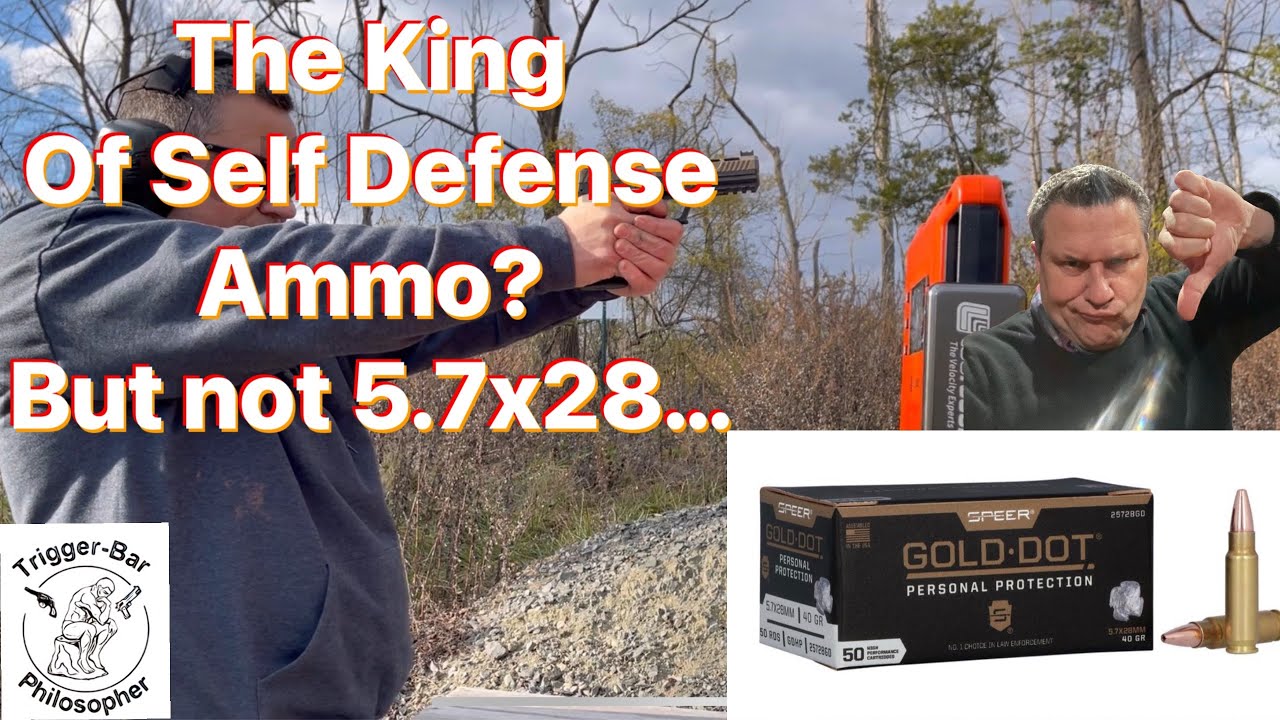 Part 1- 5.7x28 Speer Gold Dot Testing