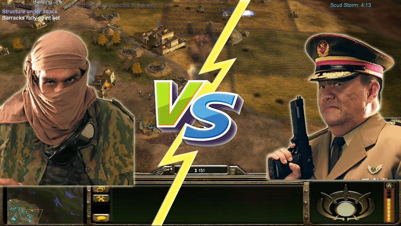 Generals Zero Hour - Challenge - Dr. Thrax vs General Kwai - Hard Difficulty