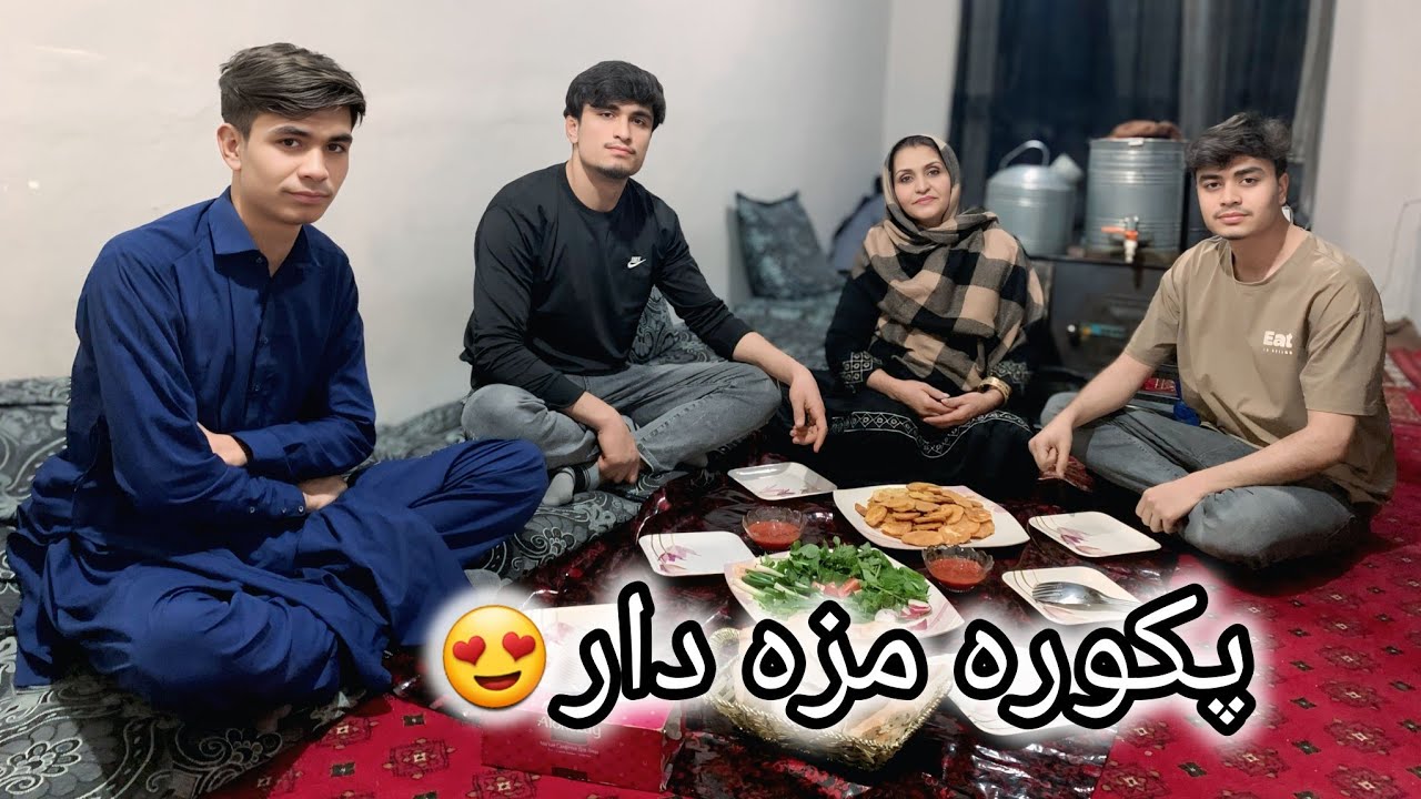آماده کردن پکوره داغ دست پخت مادر جانم 🥰