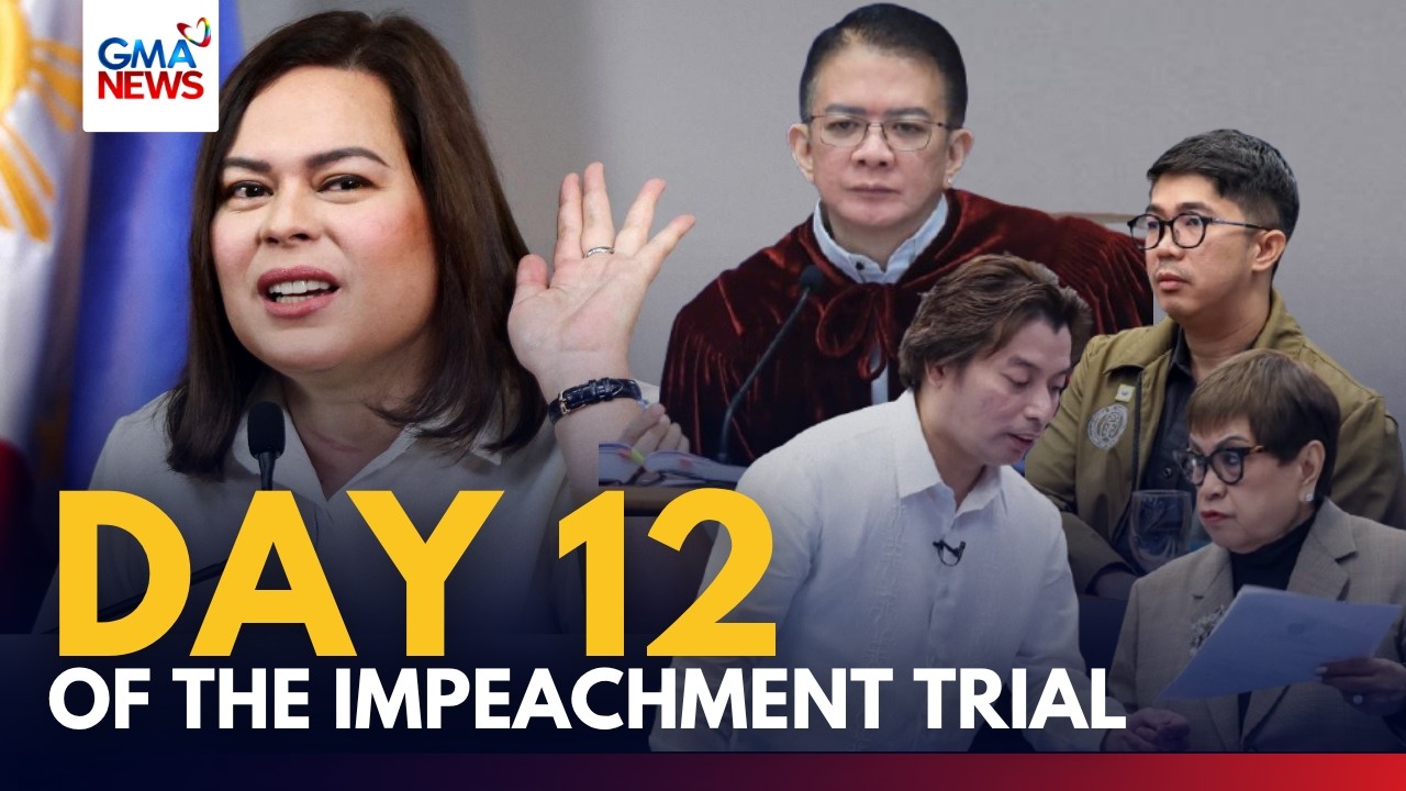 FULL - Day 12 of the VP Sara Duterte Impeachment Trial (August 4, 2026) | GMA News