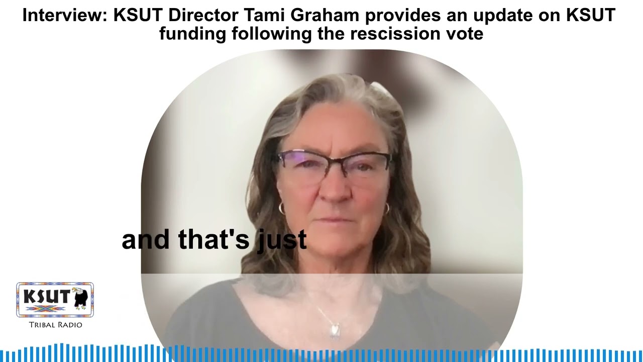KSUT Director Tami Graham provides an update on KSUT funding following the rescission vote