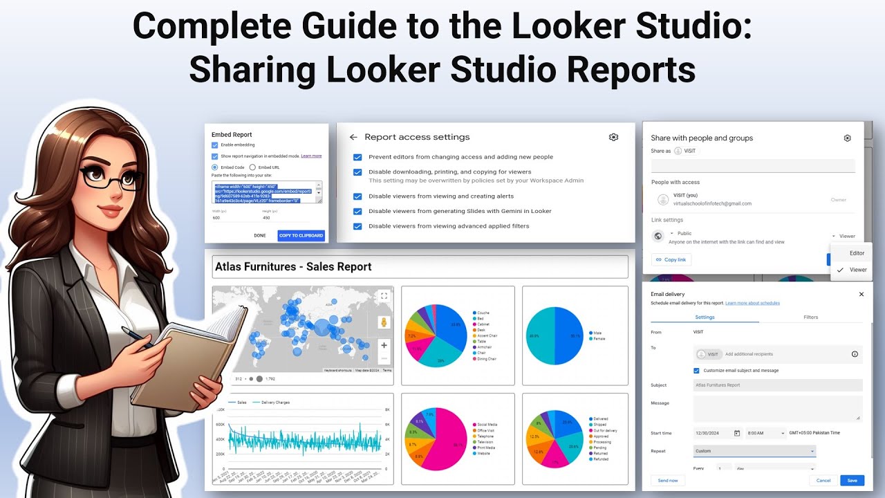 Complete Guide to the Looker Studio: Sharing Looker Studio Reports