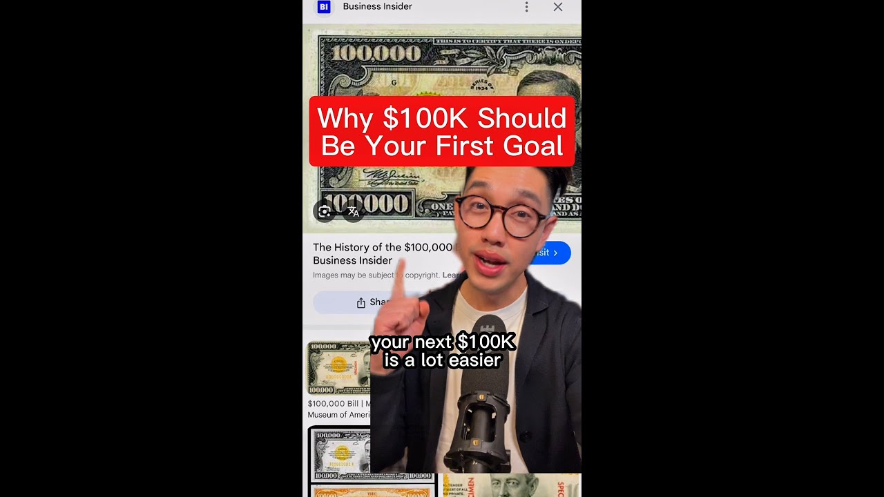Why $100K Should Be Your First Goal