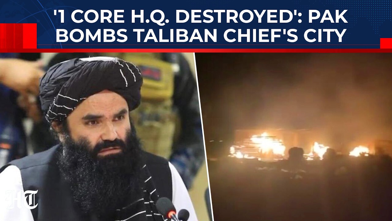 '1 Core HQ Destroyed': In 'Open War', Pak Bombs Kandahar, Taliban Chief's City; 100+ Dead In Strikes