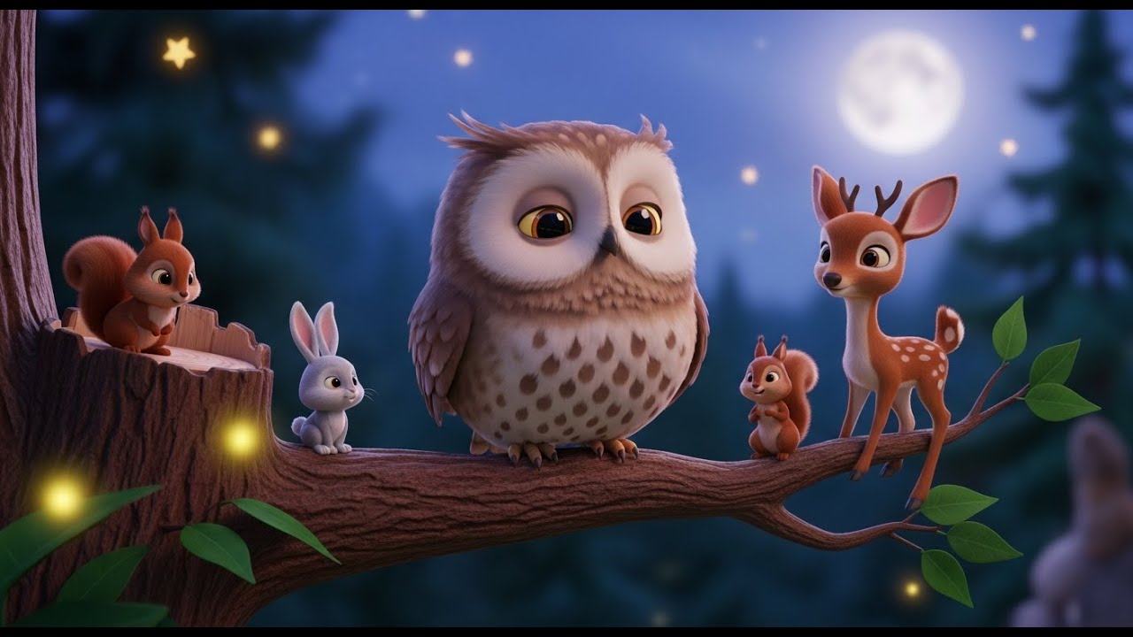 A Wise Old Owl | Fun Animal Rhyme for Kids | Nursery Rhymes & Songs for Children 🦉🎶