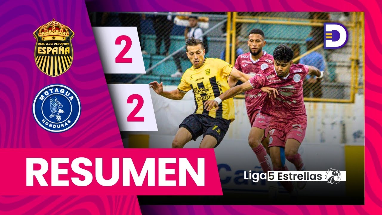 Real España 2 - 2 Motagua | Jornada 3 | Liga Nacional - Clausura 2025 - 2026