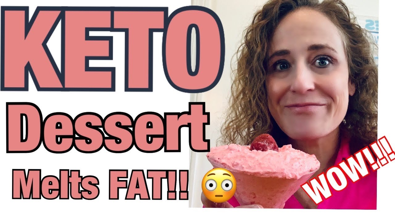 THIS KETO DIET DESSERT MELTS THE FAT OFF FAST for weight loss! WHAT I EAT KETO!!