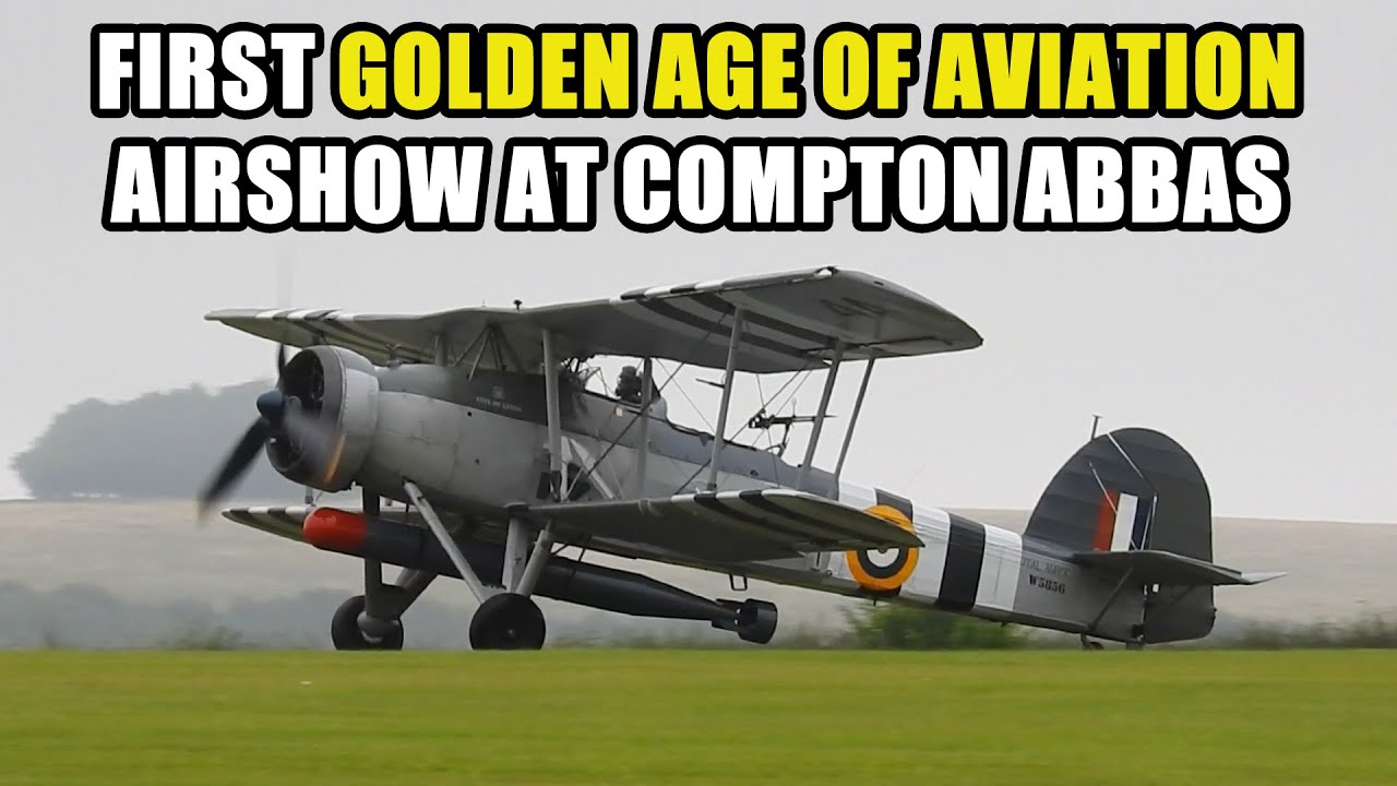 The FIRST EVER AERO LEGENDS GOLDEN AGE OF AVIATION air display event at COMPTON ABBAS! | 10.08.2024