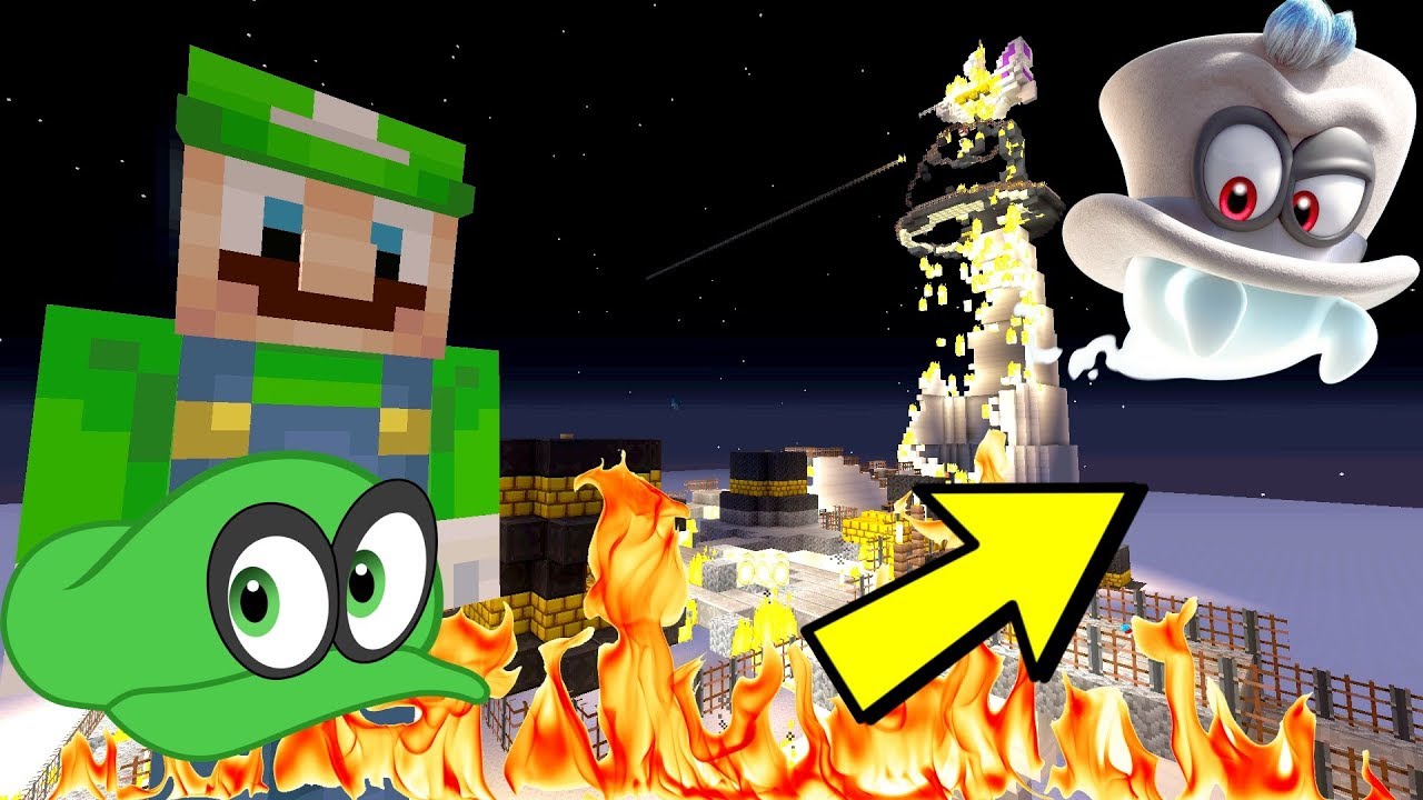 Minecraft Switch - Super Mario Series - CAP KINGDOM WAR! [LUIGI ODYSSEY] [233]