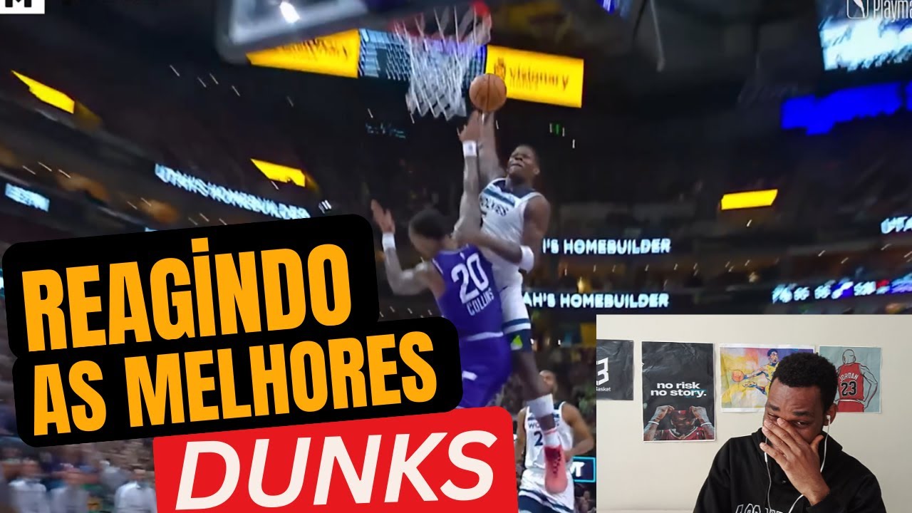 REAGINDO as DUNKS mais INSANAS na História da NBA 😮!