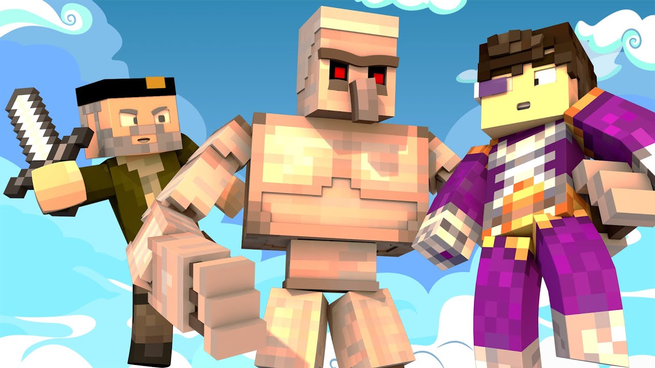 Minecraft | EL GOLEM AMOROSO !! c/ Vegetta | Minijuego BUILD BATTLE