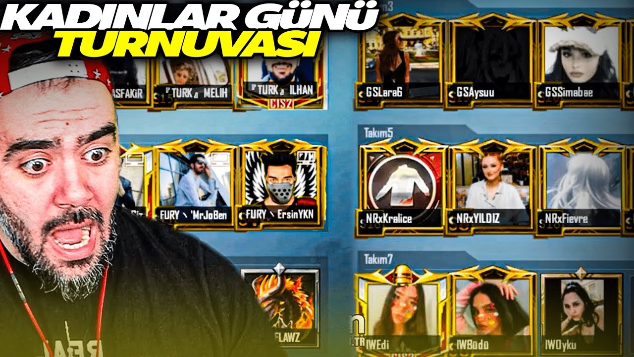 KADIN E-SPORCULARLA TURNUVA ''BİZ SAVAŞ İSTİYORUZ'' DEDİLER ! - PUBG Mobile