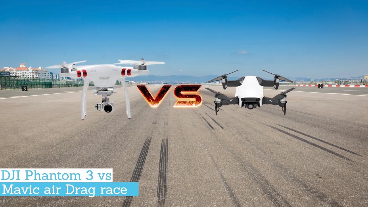 DJI Mavic Air VS DJI Phantom 3 | DRAG RACE