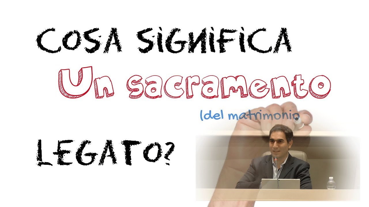 Il sacramento del matrimonio può essere legato