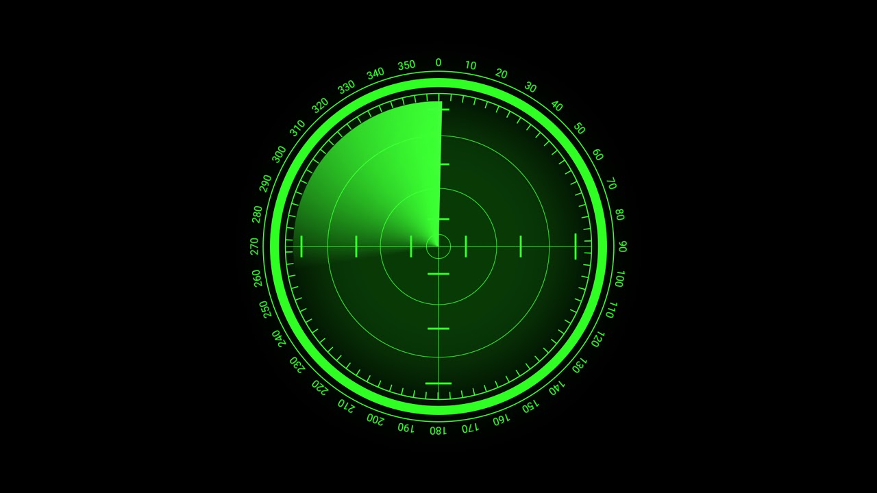 Futuristic Radar Screen HD 4K | Radar Blak Screen HD 4K
