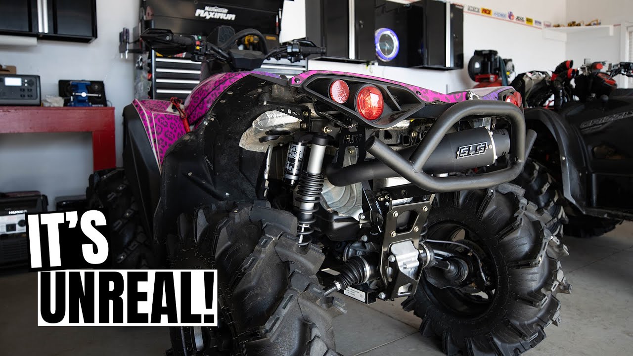 SLG Sniper Series Exhaust Install and Sound Test! (Renegade XMR 1000r)