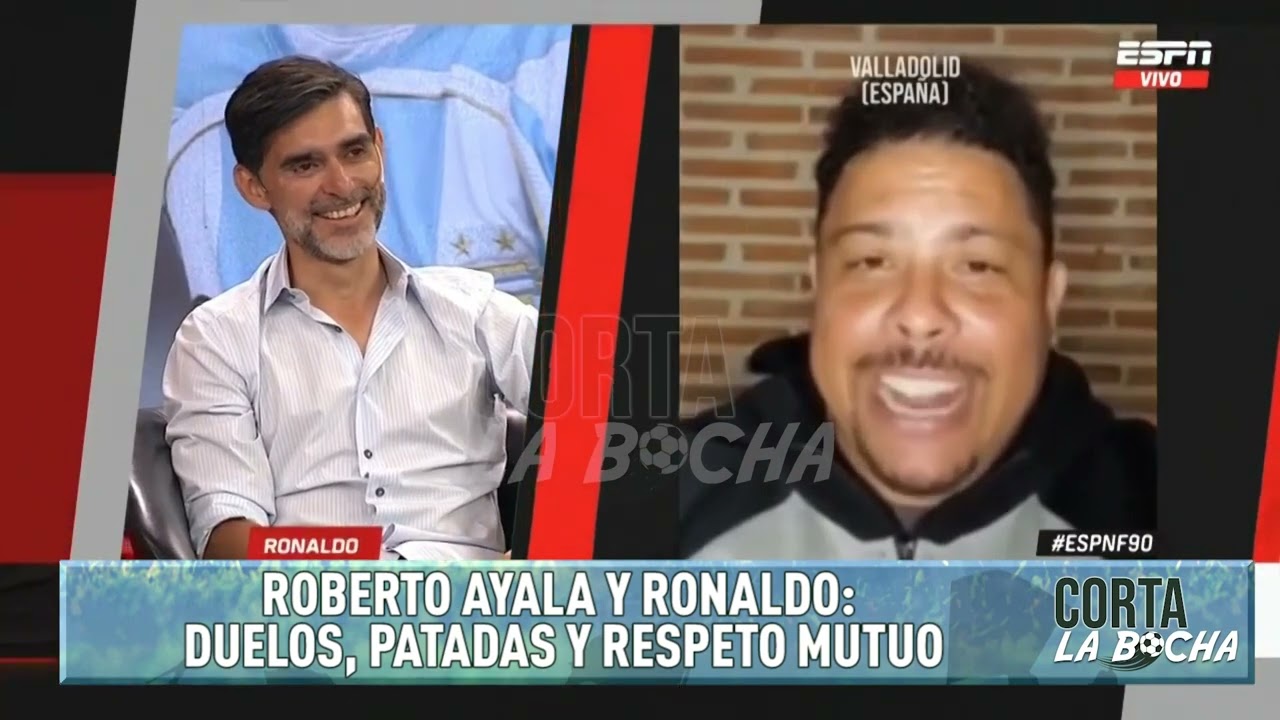 Roberto Ayala y Ronaldo : Duelos, patadas y respeto mutuo