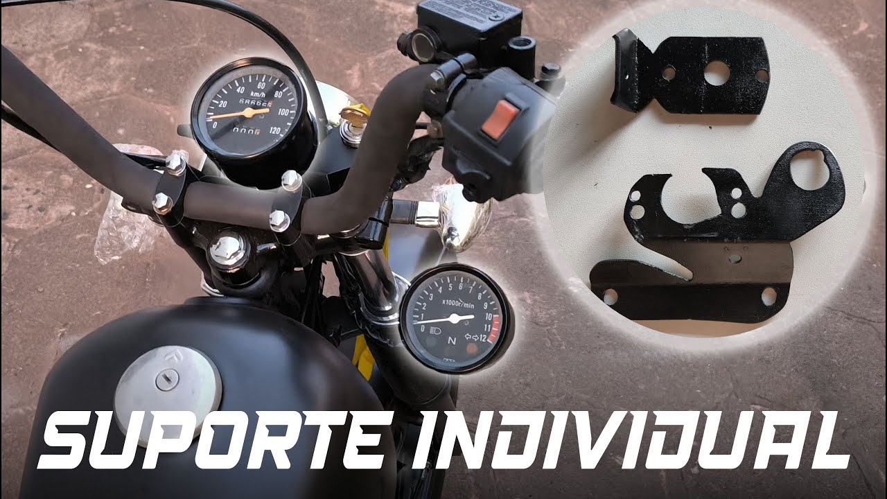 Suporte de velocimetro individual na INTRUDER 125!