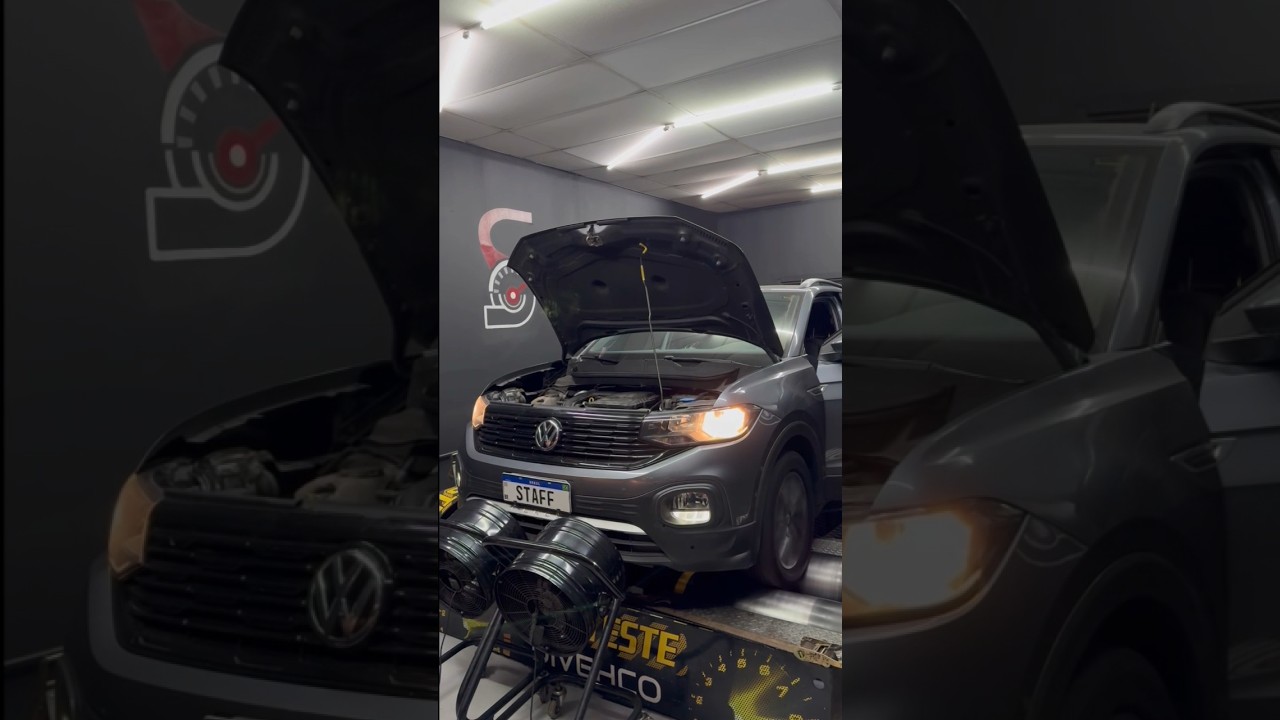 ✨ VW T-Cross 1.0 ✨Essa lindeza veio subir o stage 1 conosco! De 82whp pra 135whp e 25,99kgfm 🔥