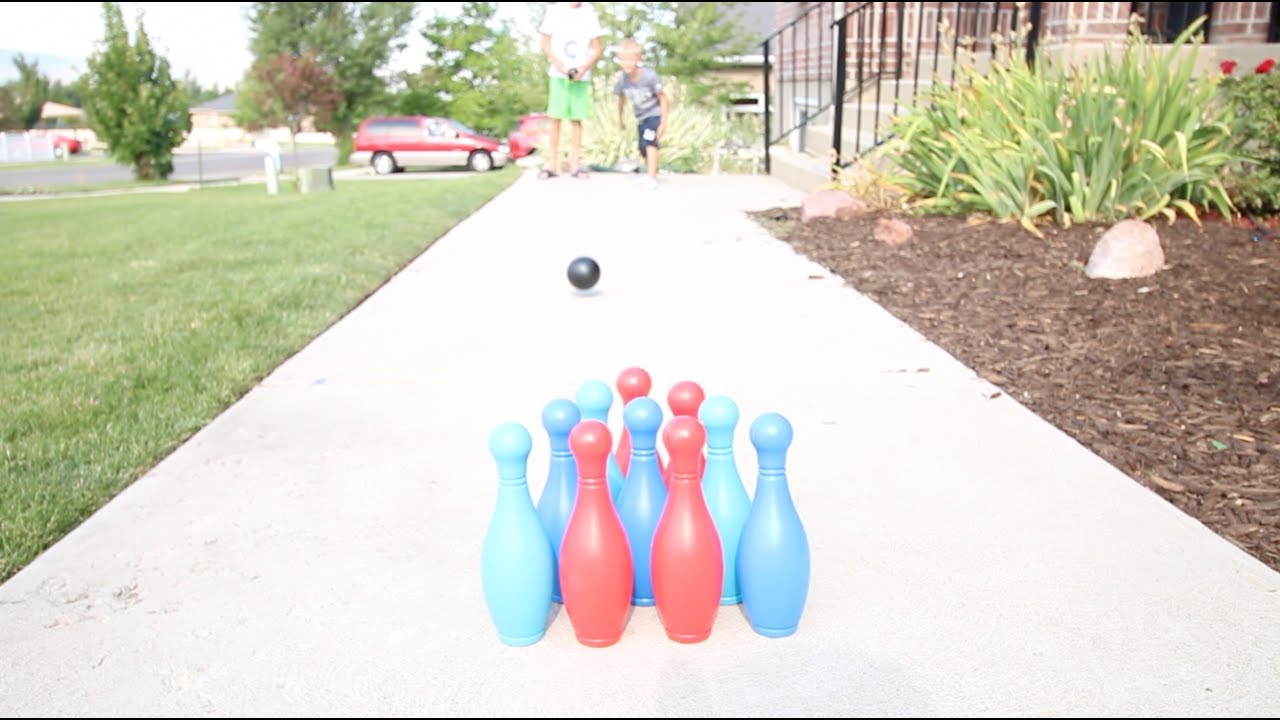 Bowling Toys with the Davis Boys