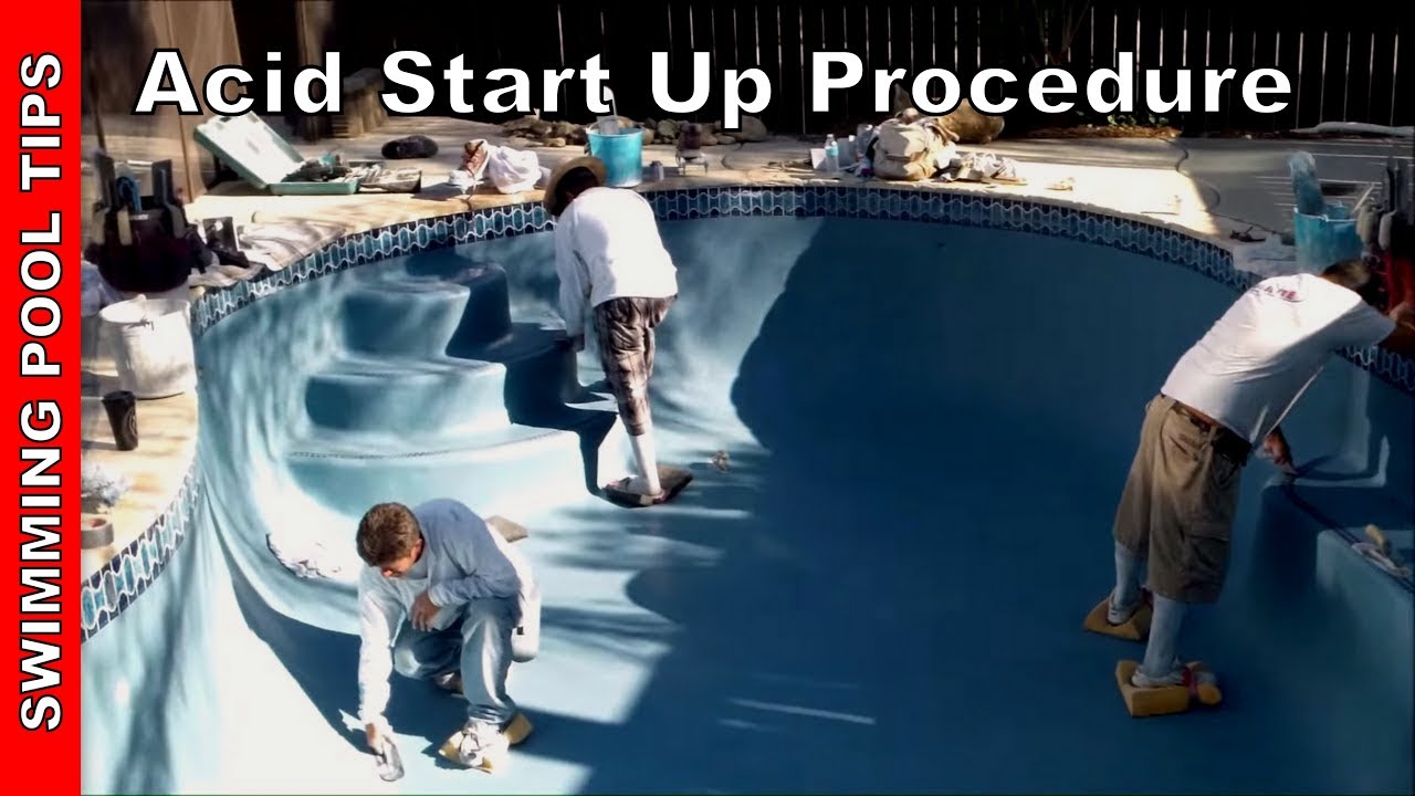 Acid Start Up for White & Colored Plaster Pools Step by Step - Part one of two