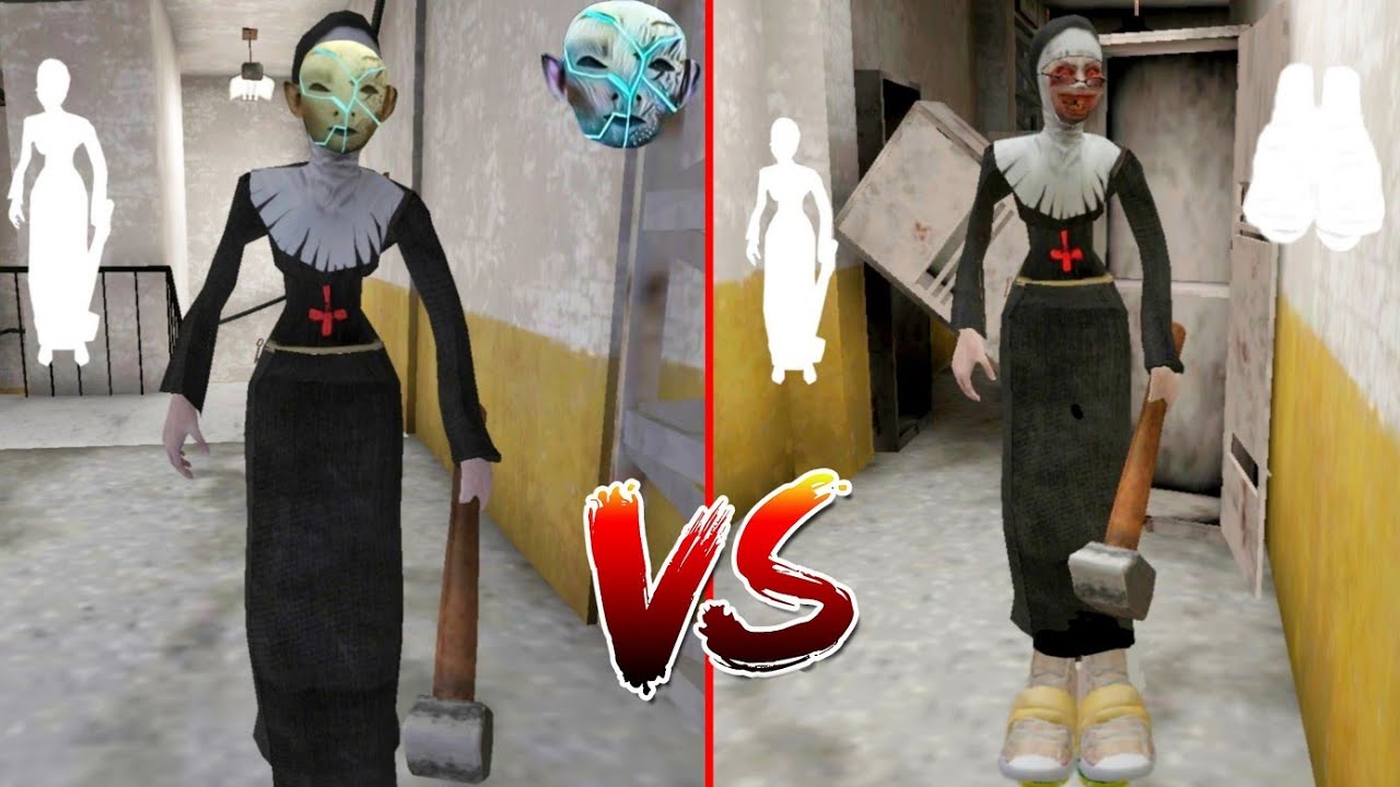Power of mask vs Sneakers of Haste|| Evil nun 1.6.0 Item Battle