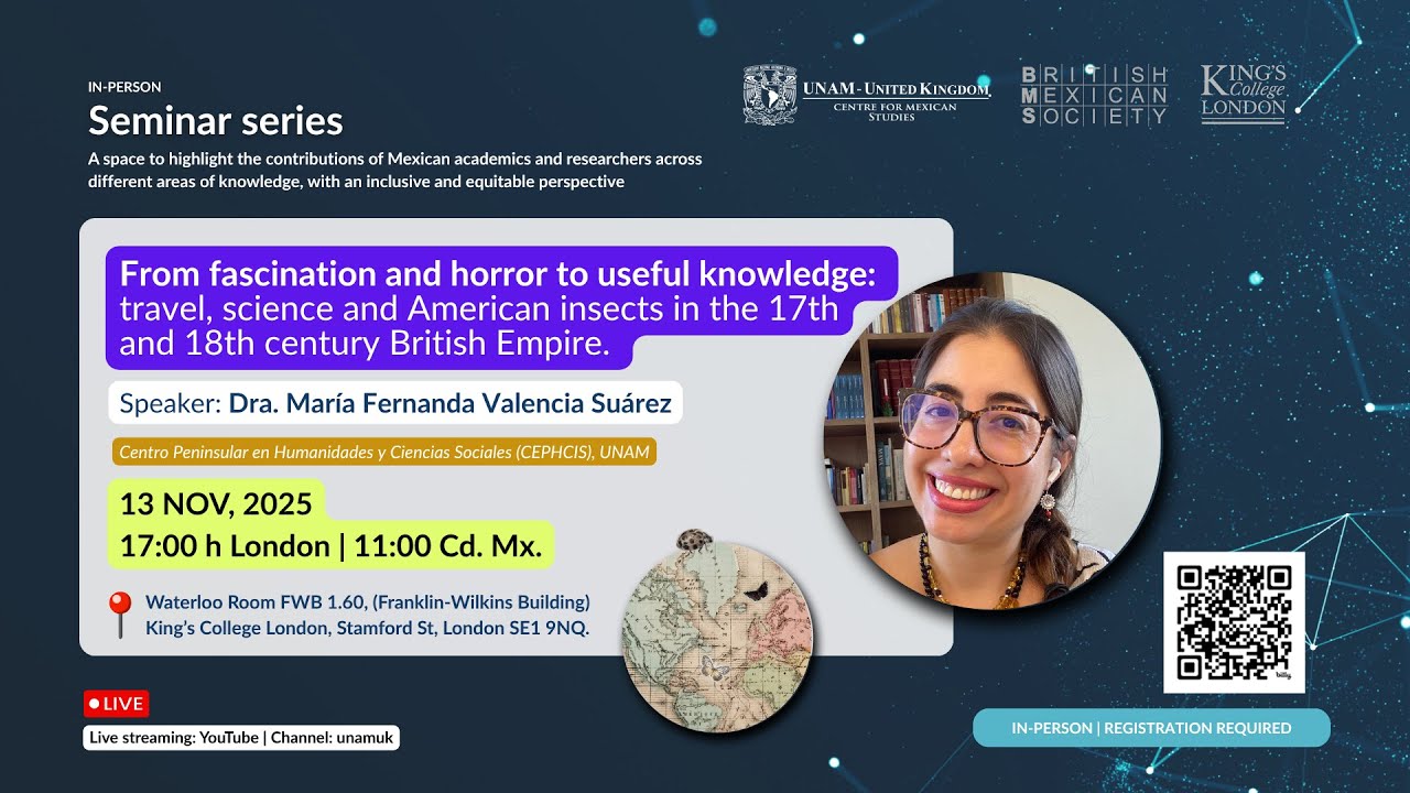Travel, Science and American Insects in the British Empire | Seminar Series UK
