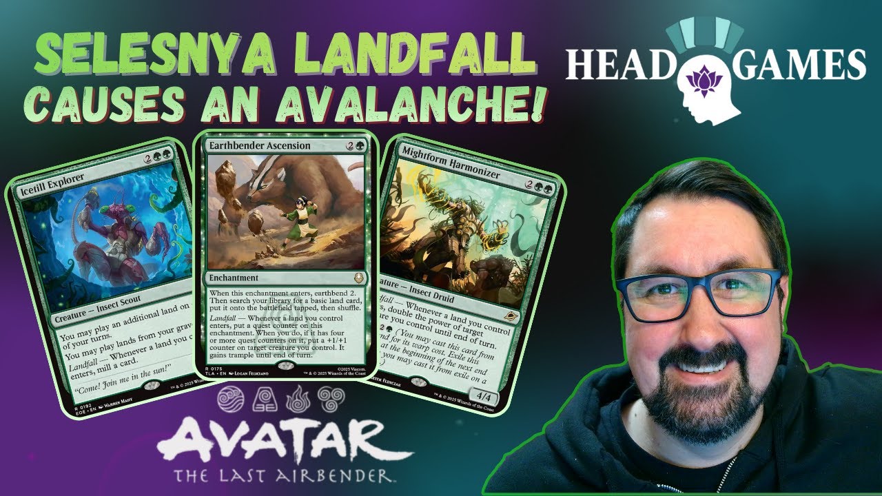 Selesnya Landfall Causes An Avalanche | Head Games Arena | Avatar TLA Standard Gameplay