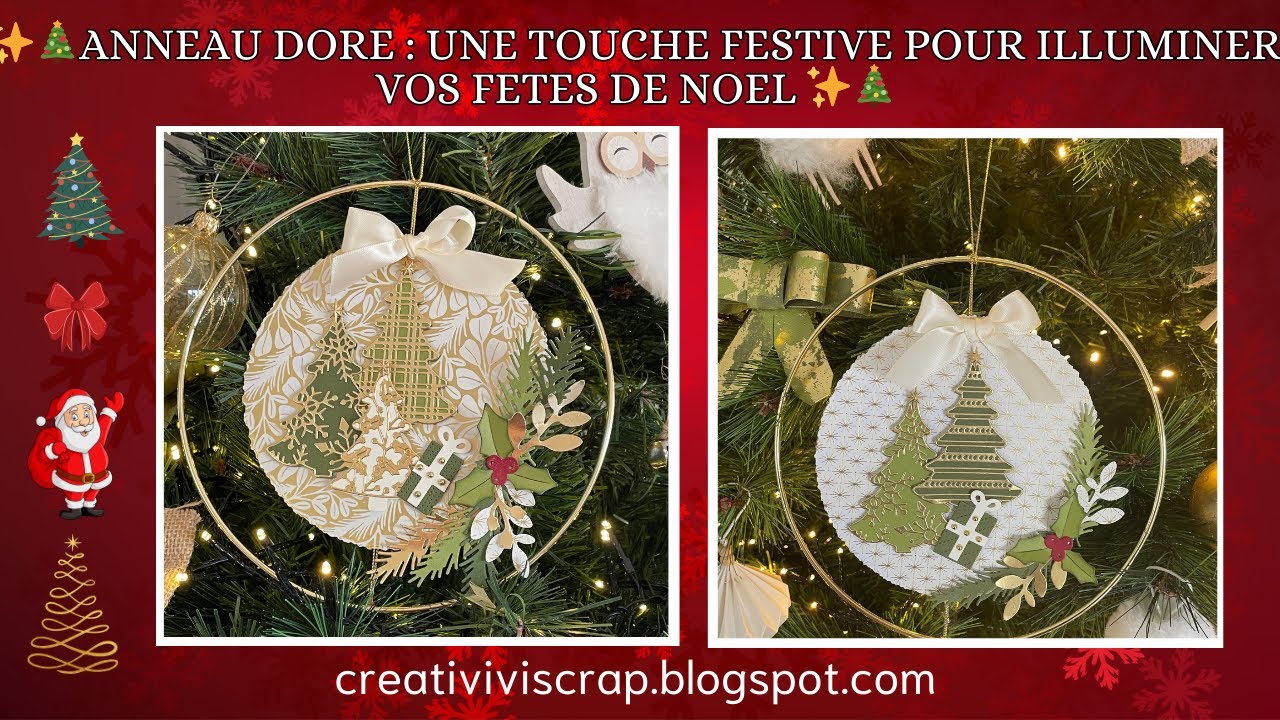 ANNEAU DORE : UNE TOUCHE FESTIVE POUR  ILLUMINER VOS FETES DE NOEL