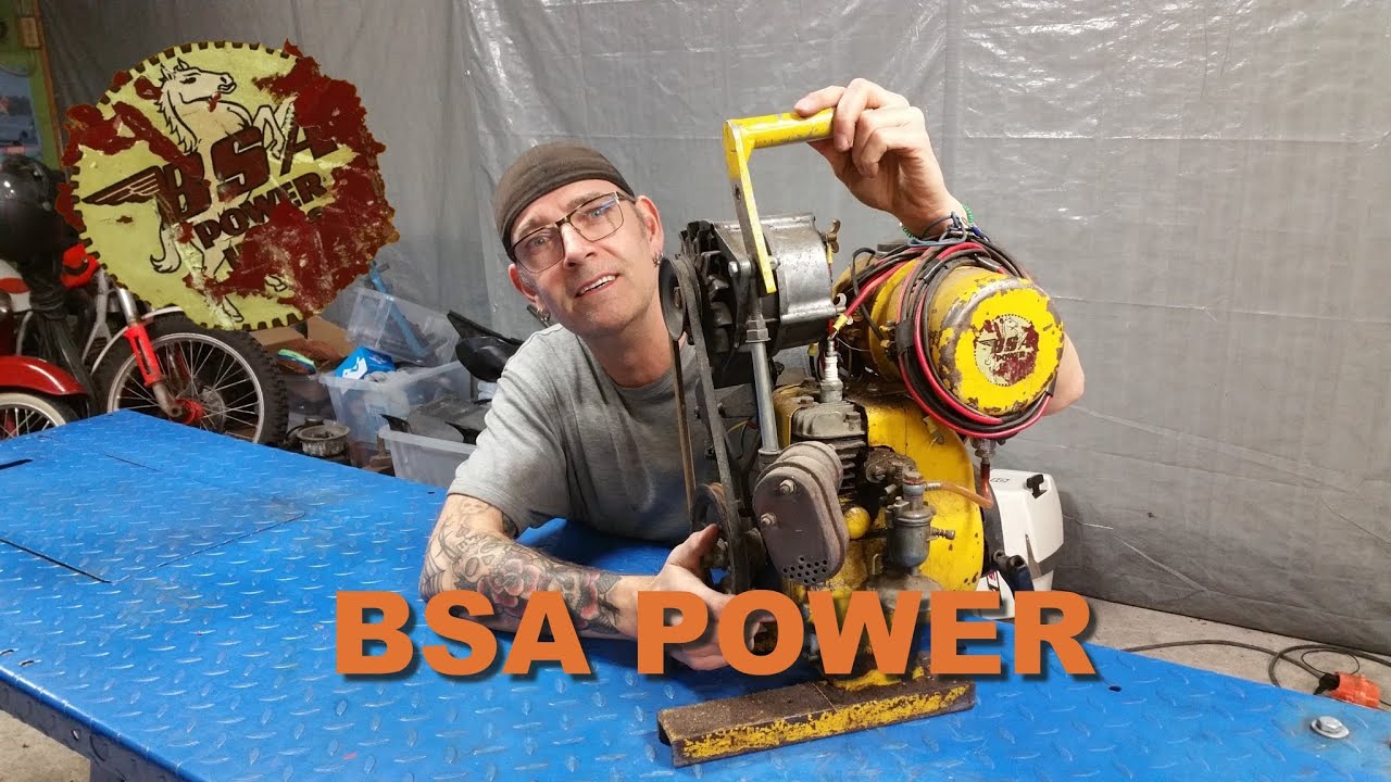 BSA Power Unit från skroten - Vill motorn starta eller får den åka tillbaka?