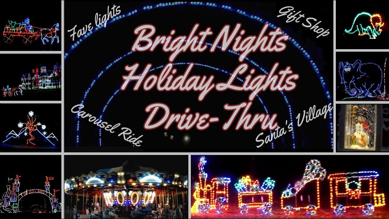 CHRISTMAS LIGHTS SHOW! Carousel, Santa’s Village, Gift Shop!
