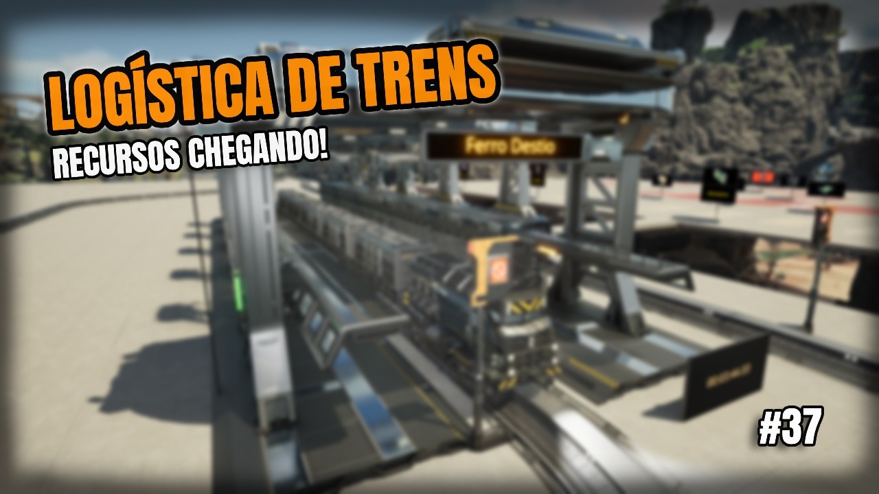 Os TRENS finalmente começaram a transportar recursos! | Satisfactory
