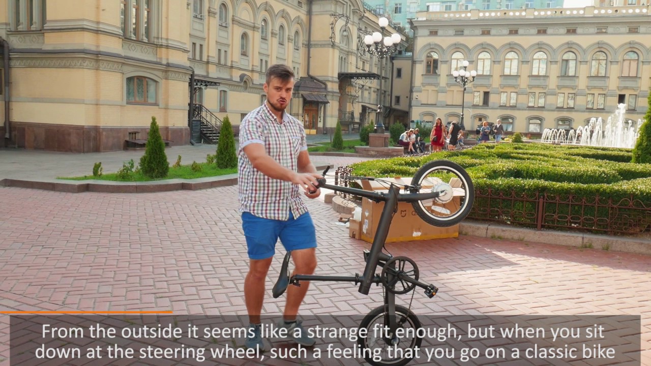 MiJia QiCycle Folding Electric Bike - Review with EN Sub