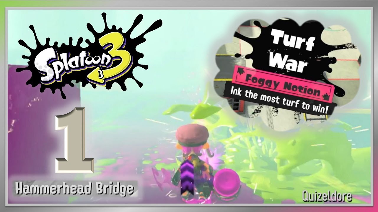 Splatoon 3 Challenge Foggy Notion | Hammerhead Bridge | Turf War