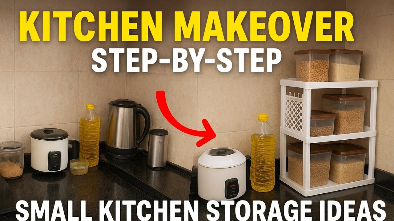 Step by Step Kitchen Organization on a budget 2025 | Small kitchen storage ideas using meesho #viral