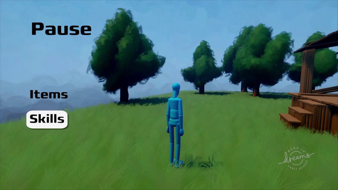 Dreams Pause Menu