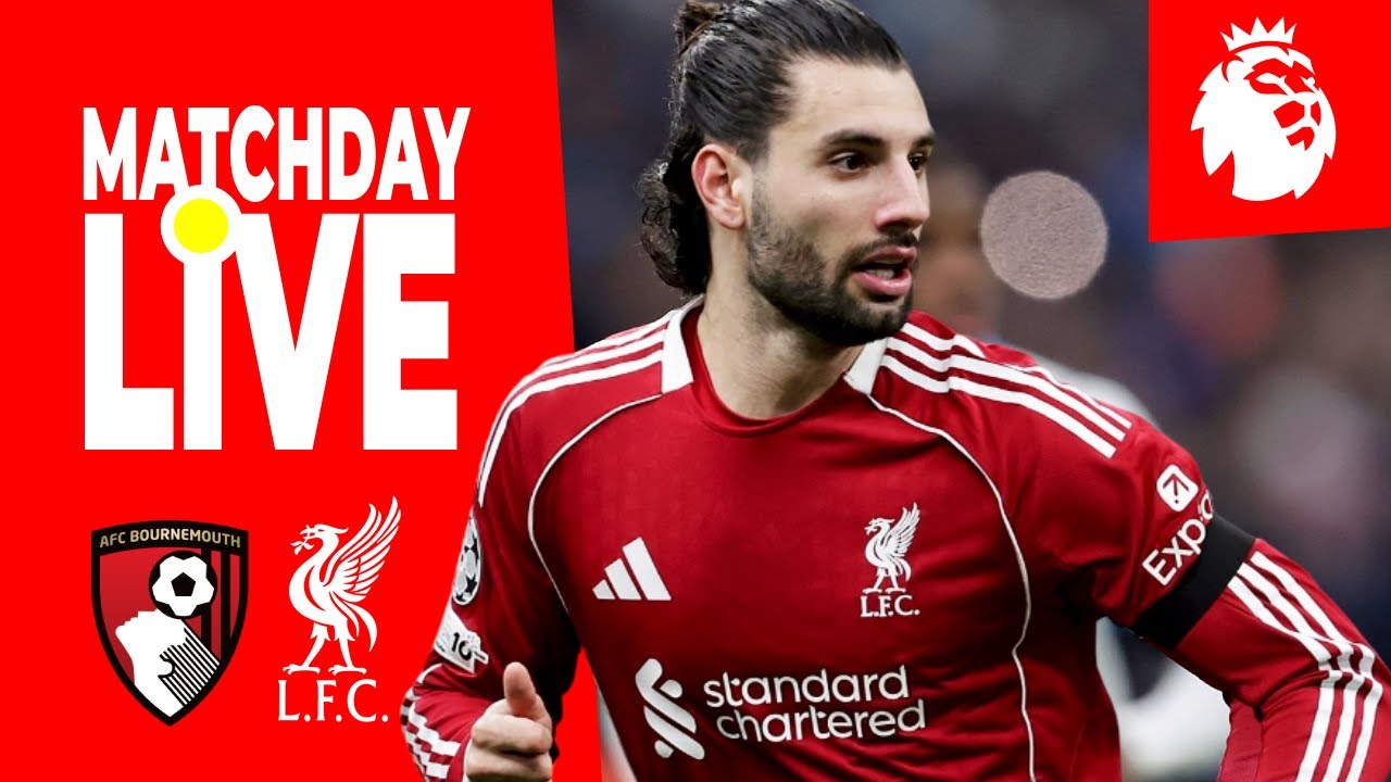 Live Score and Commentary | Bournemouth x Liverpool - Premier League 25/26