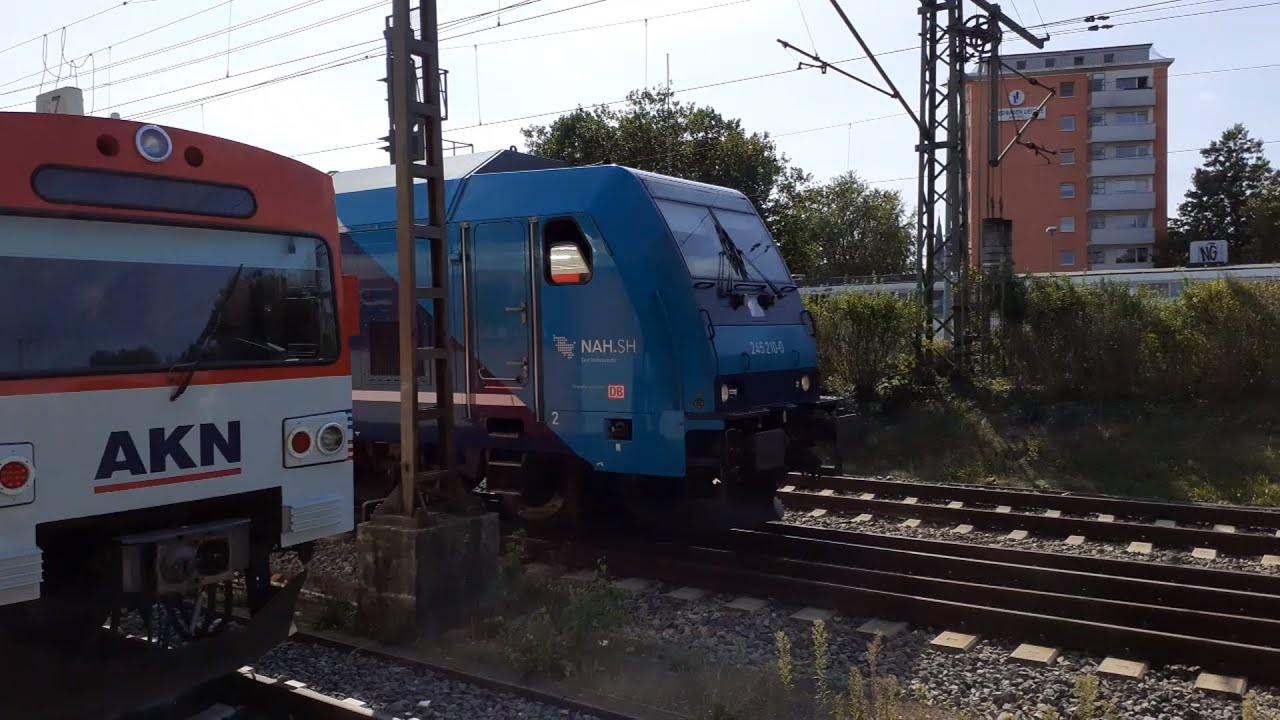 Züge in Elmshorn (27/08/2022)