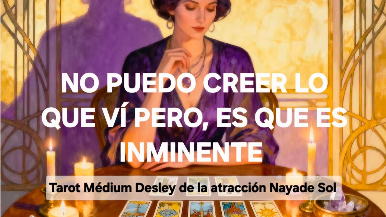 Es inminente ‼️ Lo que esta persona en quien piensas lo hará y es ya!! @NAYADESOLTAROTDESLEY 