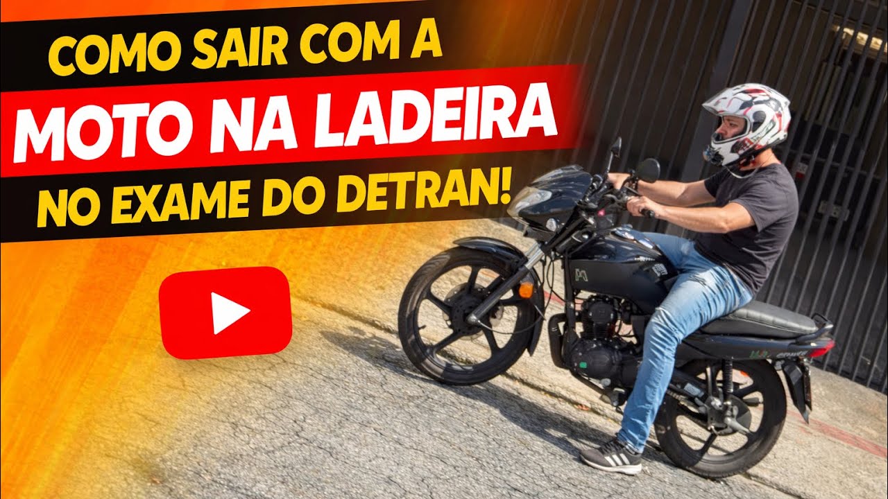Como sair com a moto na ladeira da rampa da pista