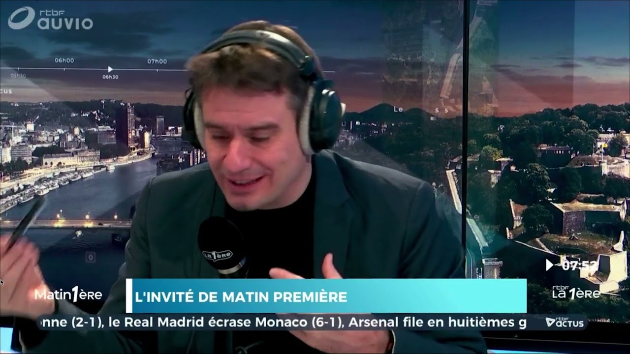 Interview Matin Première depuis le Parlement européen à Strasbourg