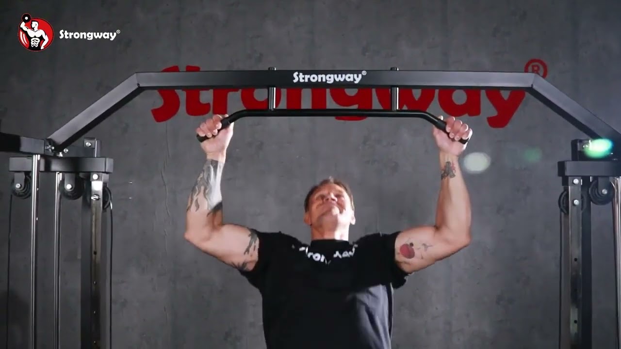 CABLE CROSSOVER MACHINE WITH WEIGHT STACK - HOME GYM SET UP