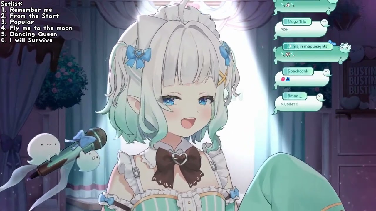 【Maid Mint】Die With A Smile【Karaoke Clip】/【 ミント・ファントーム】Die With A Smile【歌枠切り抜き】