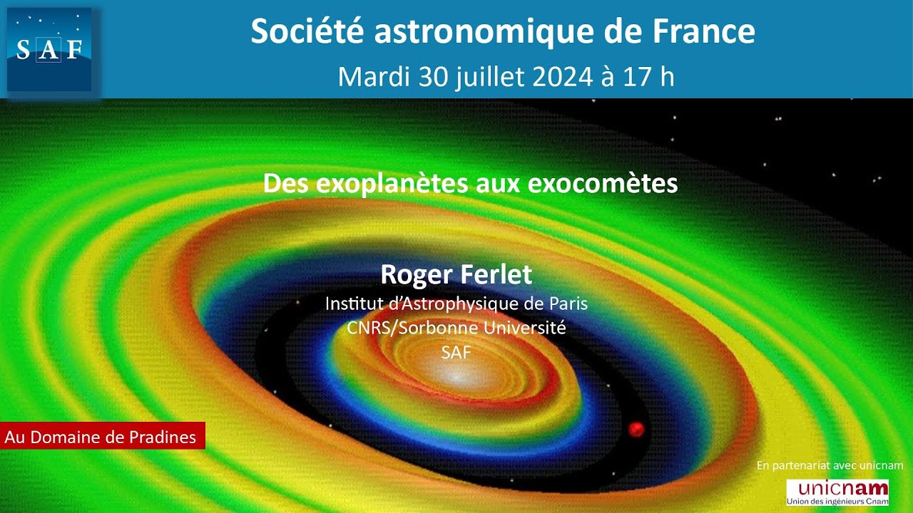 Des exoplanètes aux exocomètes par Roger Ferlet