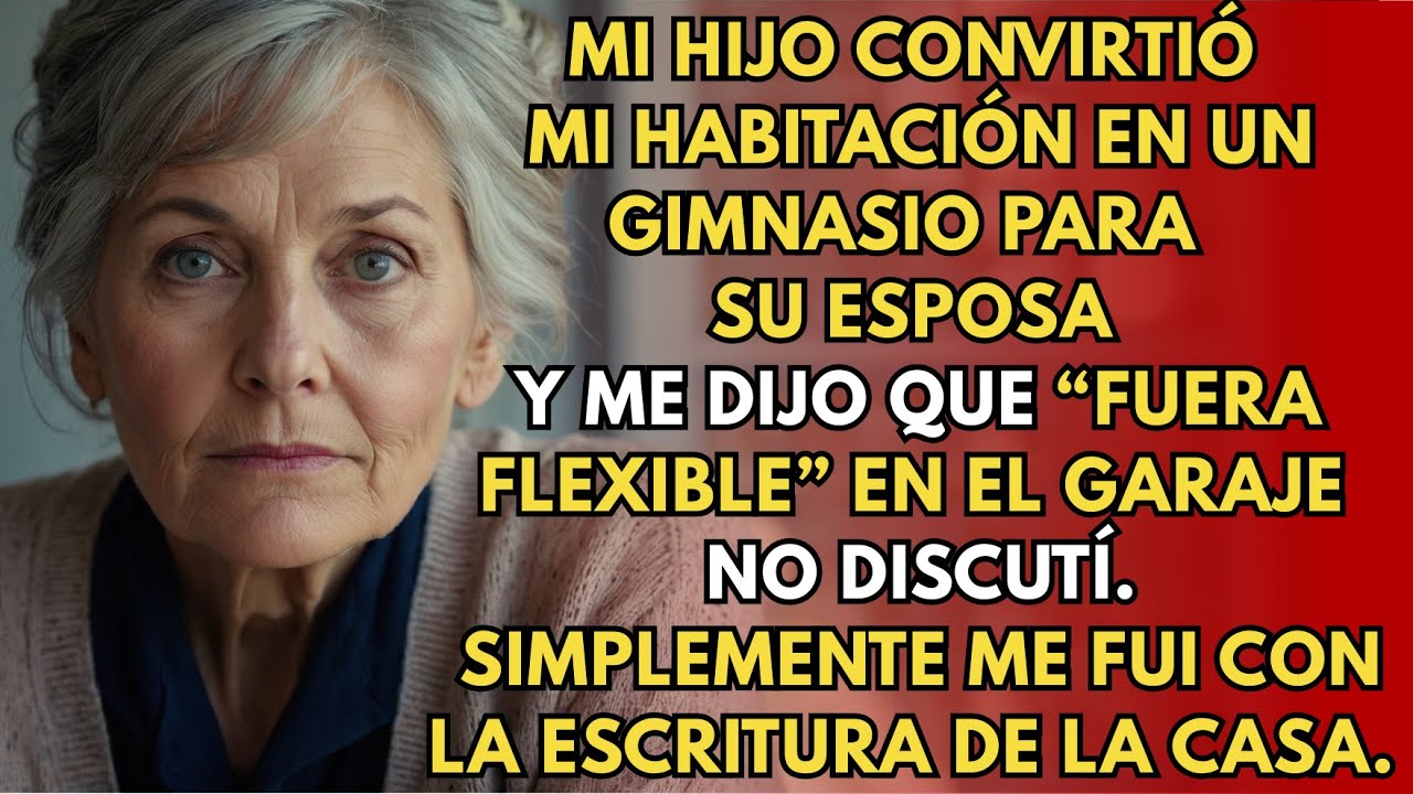 Mi hijo convirtió mi habitación en un gimnasio para su esposa—les di una lección que nunca olvidarán